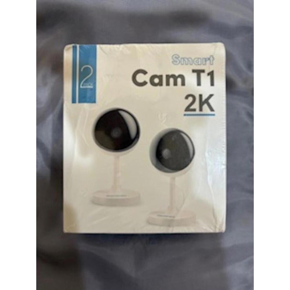 Owltron Cam T 1 2K Indoor Home Security Camera for Baby & Elder Smart Black 2pck